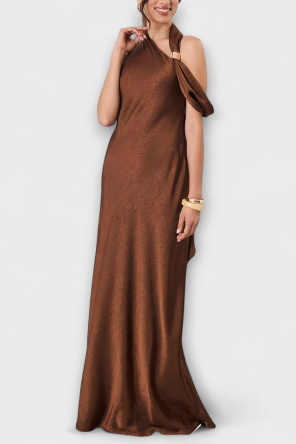 Azura - Schickes Maxikleid aus Satin