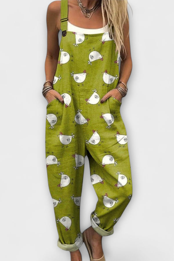 Aurore - Verspielte Latzhose mit frechen Küken