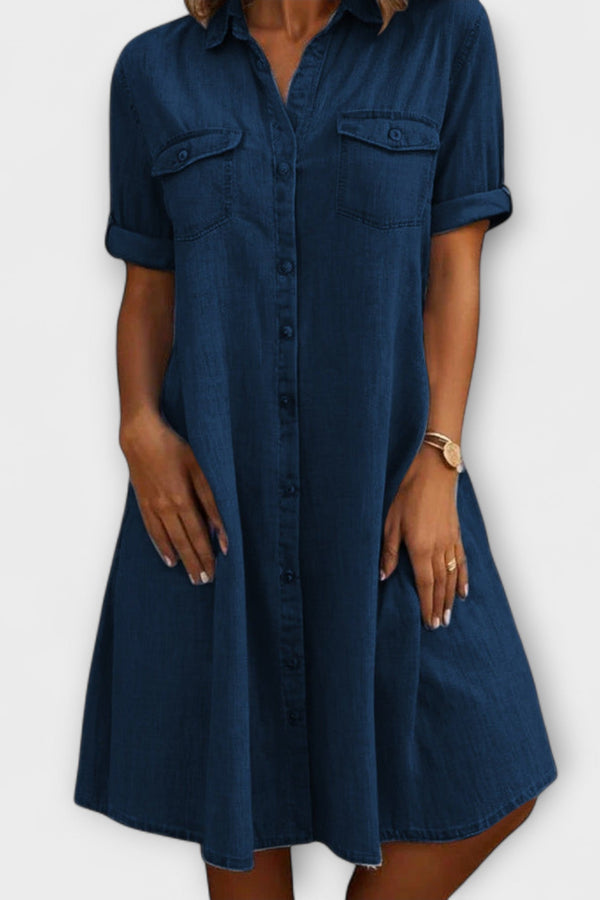 Casual A-Linien Kleid