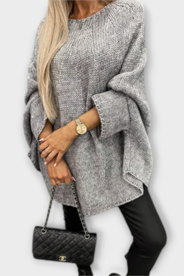 Isabelle - Stilvoller Damenpullover mit Rundhalsausschnitt