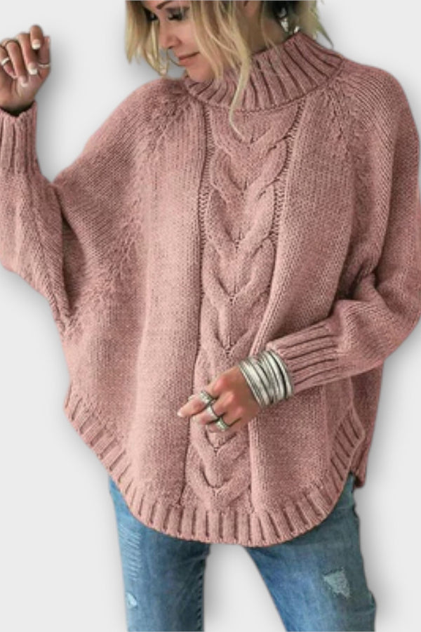 Elysian - Strickpullover mit Zopfmuster
