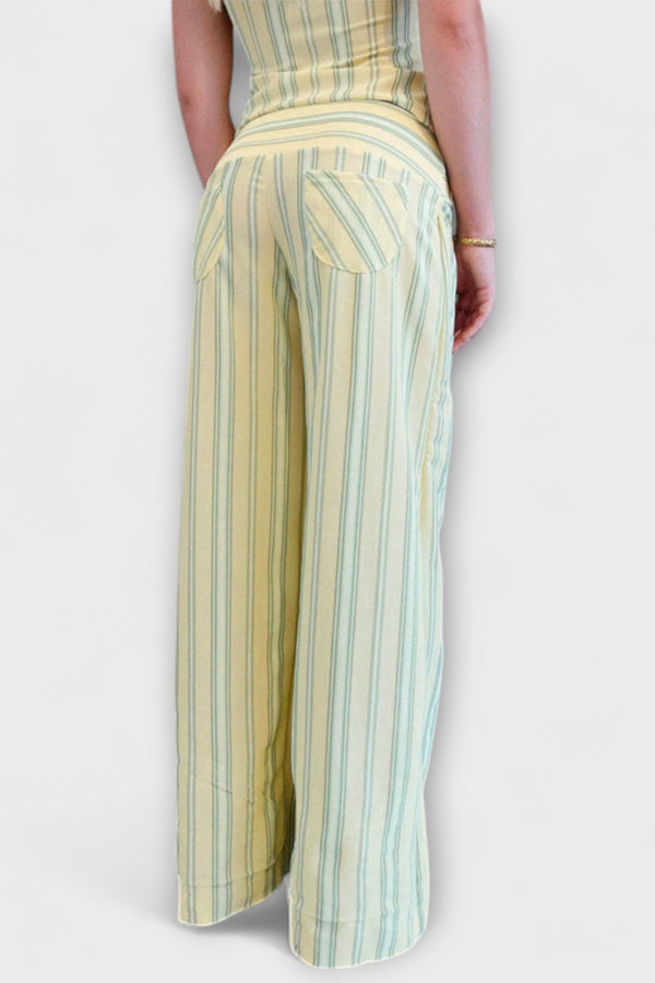 Anastasia - Klassisches gestreiftes Hosenensemble