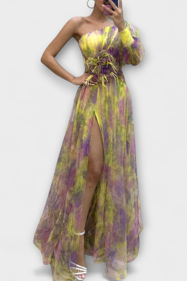 Minna – Asymmetrisches Amelie-Maxikleid