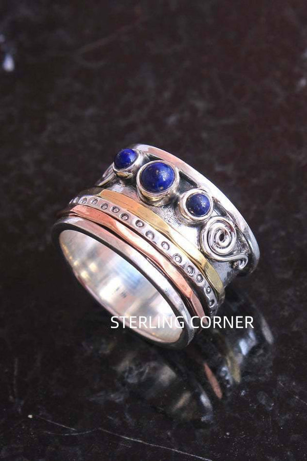 Bohemian Sapphire Meditation Ring