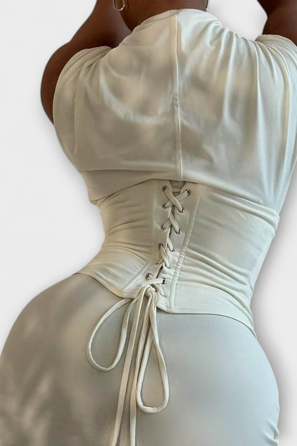 Vesper - Strapless Korsett Maxikleid