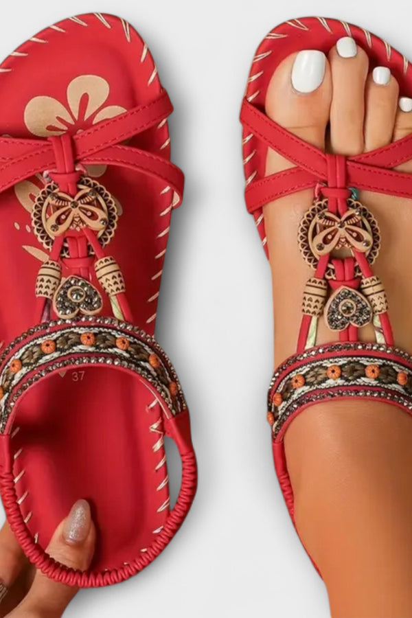 Claudia - Orthopädische Ibiza inspirierte Sandalen