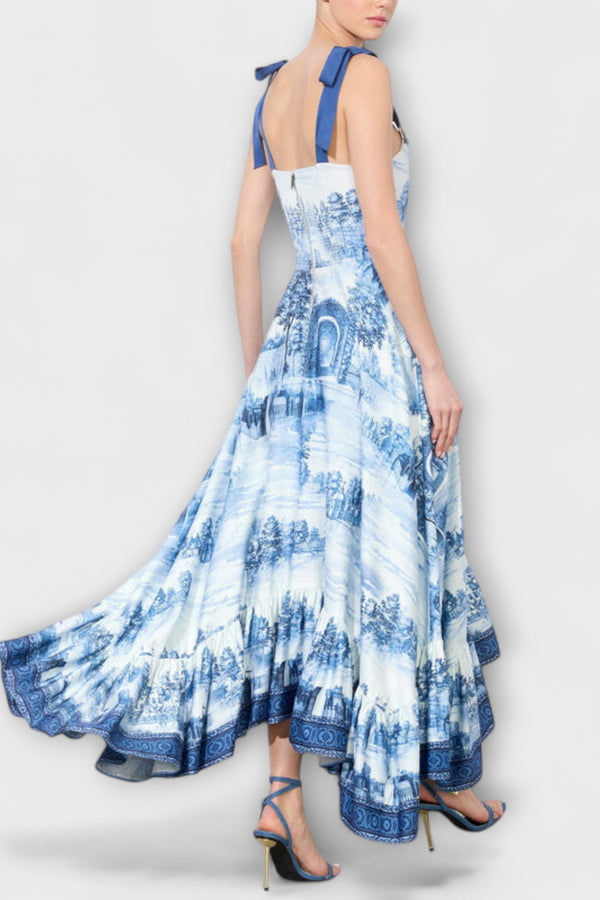 Lucia - Charmantes Blumenkleid Maxi