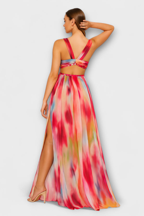 Freya - Gemaltes Maxikleid