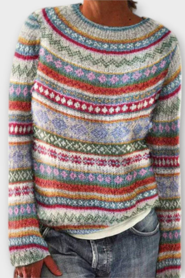 Suzu - Vintage Strickpullover für Damen