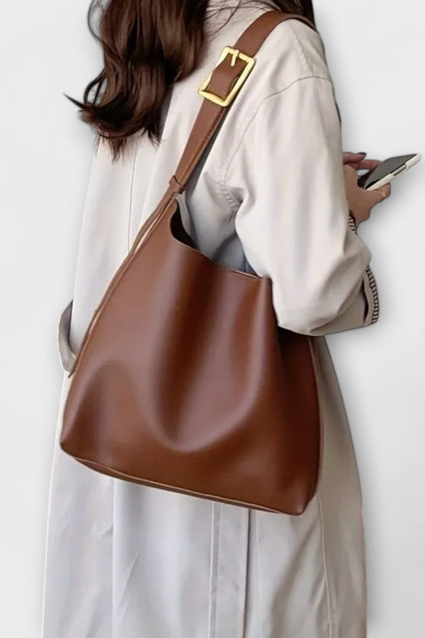 Lora. – Elegante Lederschultertasche