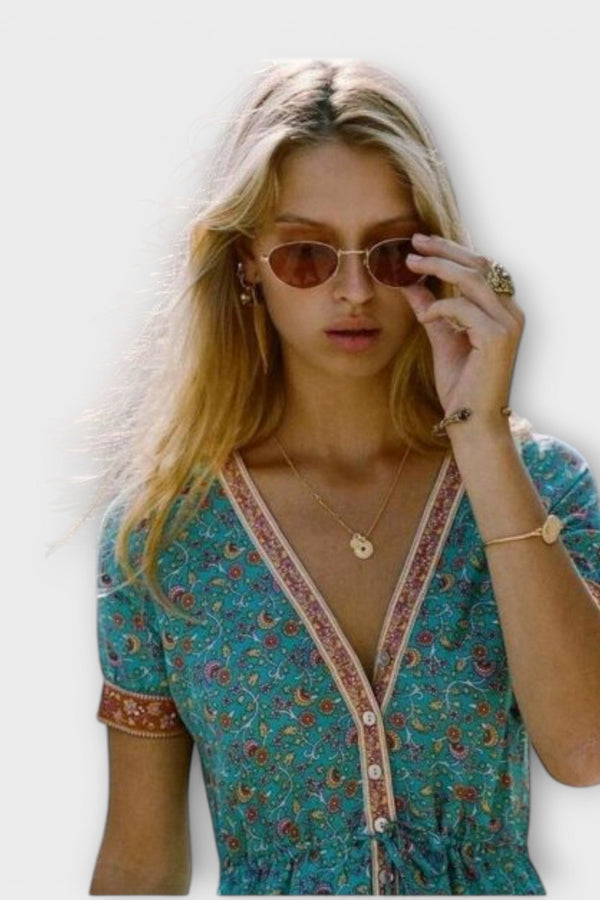 Ranya - Boho-Midikleid