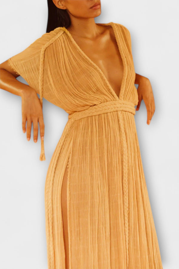 Kimono-Maxikleid im griechischen Stil