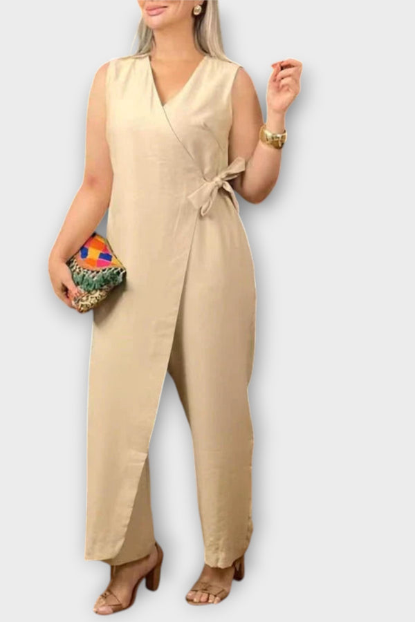 Lilianna - Eleganter Jumpsuit mit Wickelschnitt