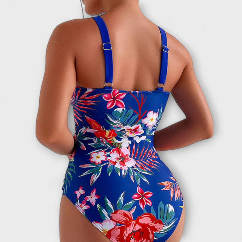 Janet – Eleganter Jumpsuit mit Blumenmuster