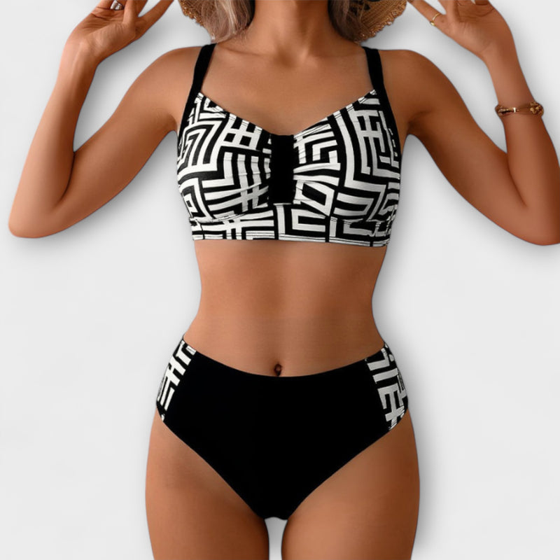 Claire - Trendiger Zweiteiliger Muster-Bikini