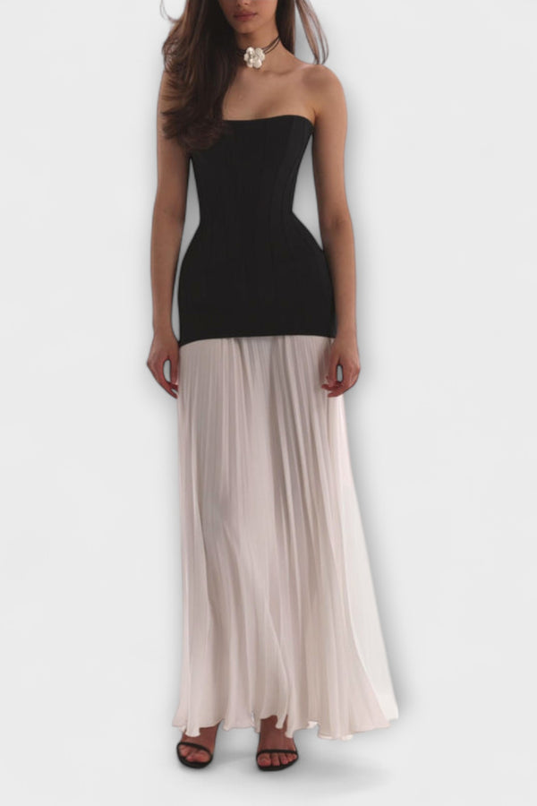 Isolde - Schicker klassischer Faltenrock Zweiteiler