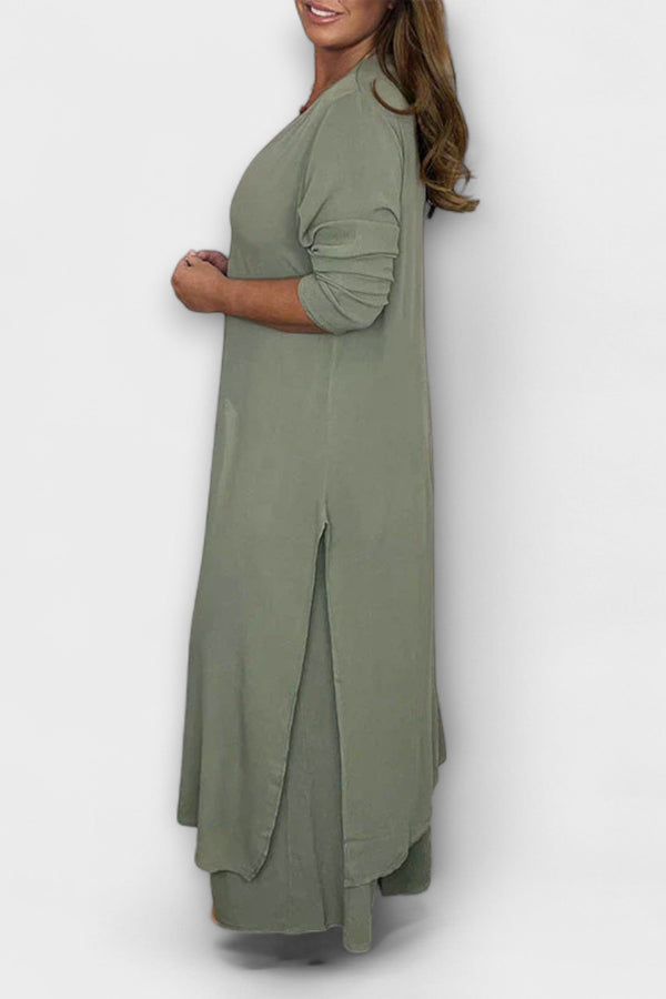 2-teiliges stilvolles Damen-Co-Ord-Set