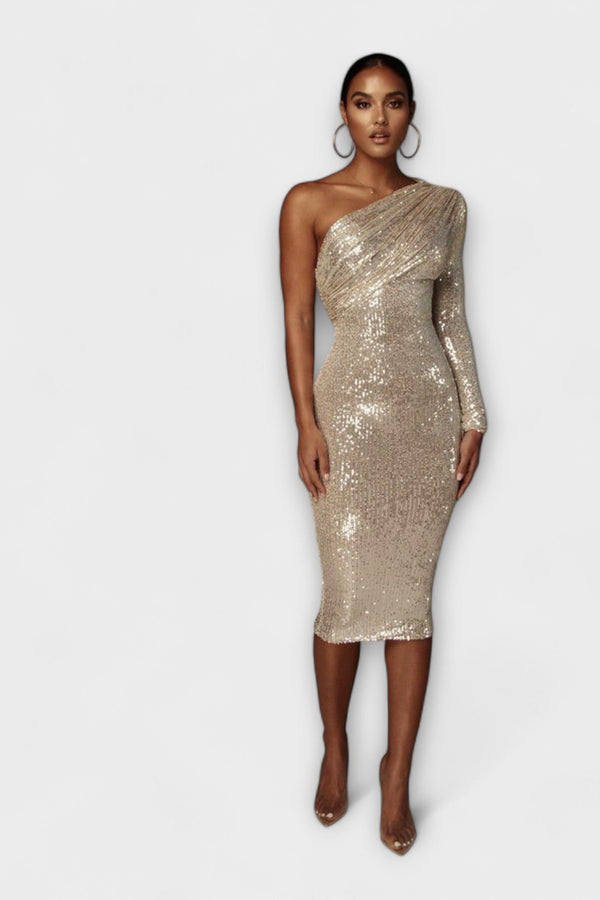 Margely - Abendkleid mit Wickelbrust