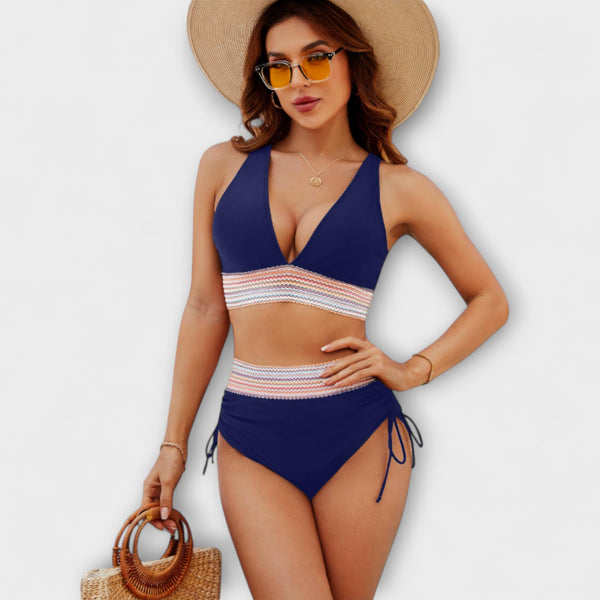 Frances – Hochgeschnittener Bikini mit Bauchformung