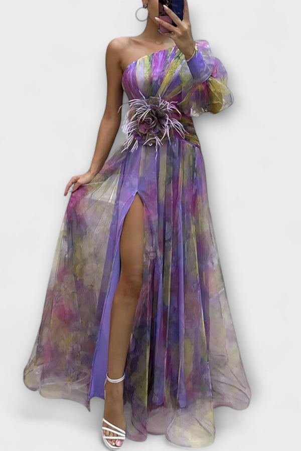 Minna – Asymmetrisches Amelie-Maxikleid