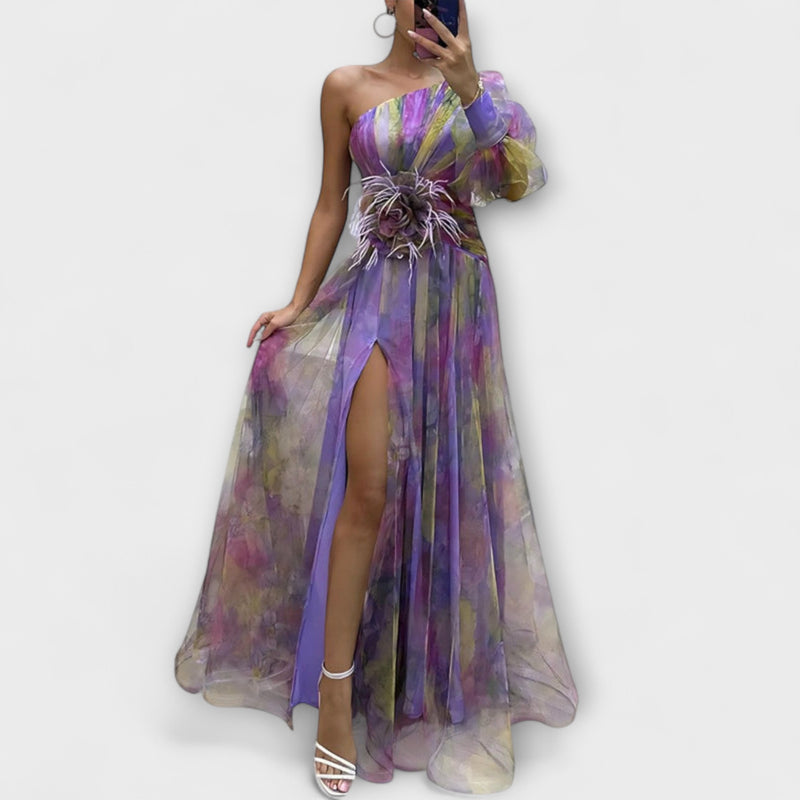 Minna – Asymmetrisches Amelie-Maxikleid