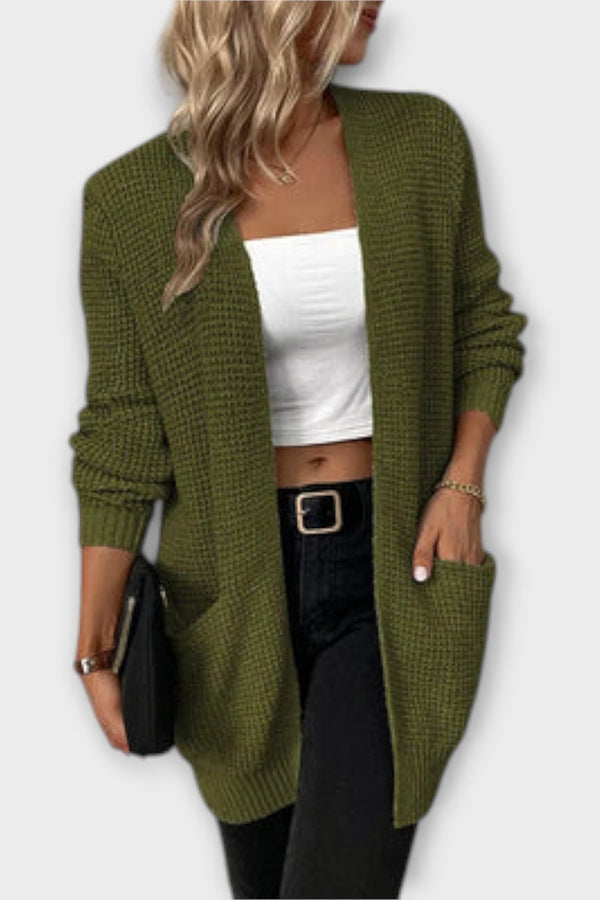 Nancy - lässiger Strick-Cardigan mit Taschen