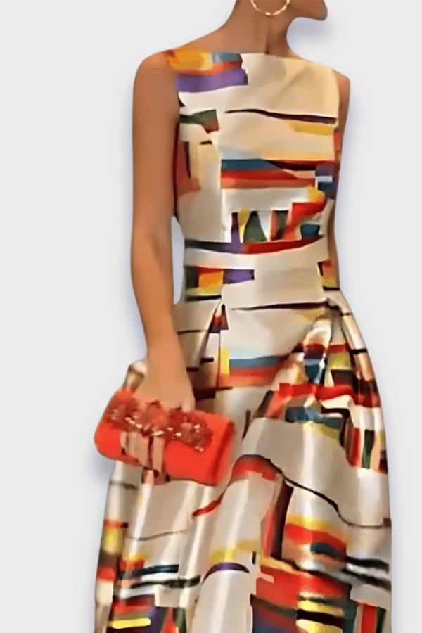 Babette - Langes Kleid aus Premium-Stoff