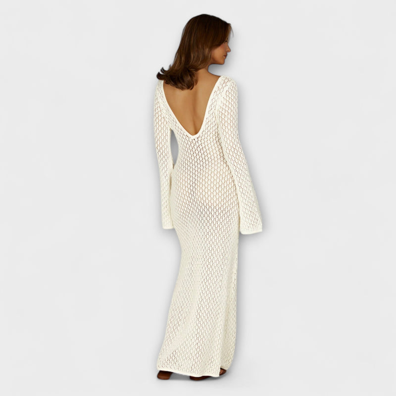 Anne - Weißes Luna Strandkleid