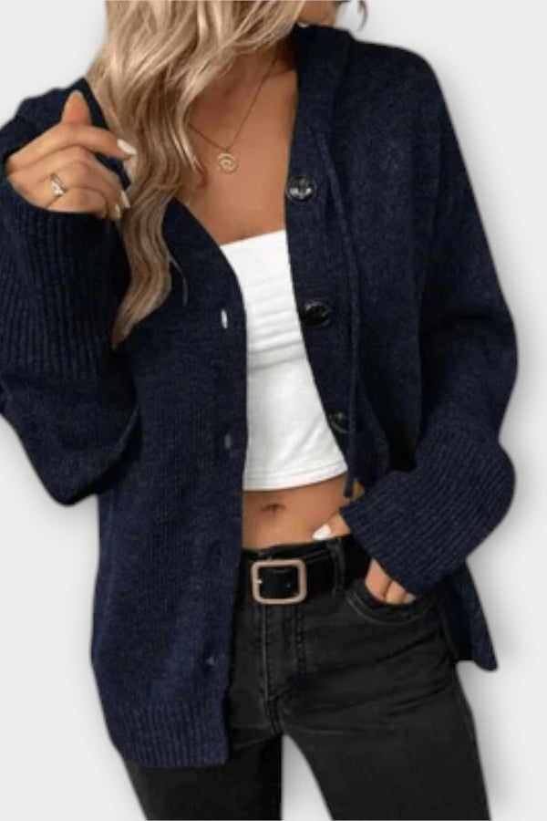 Brittan - Strickcardigan mit Knöpfe