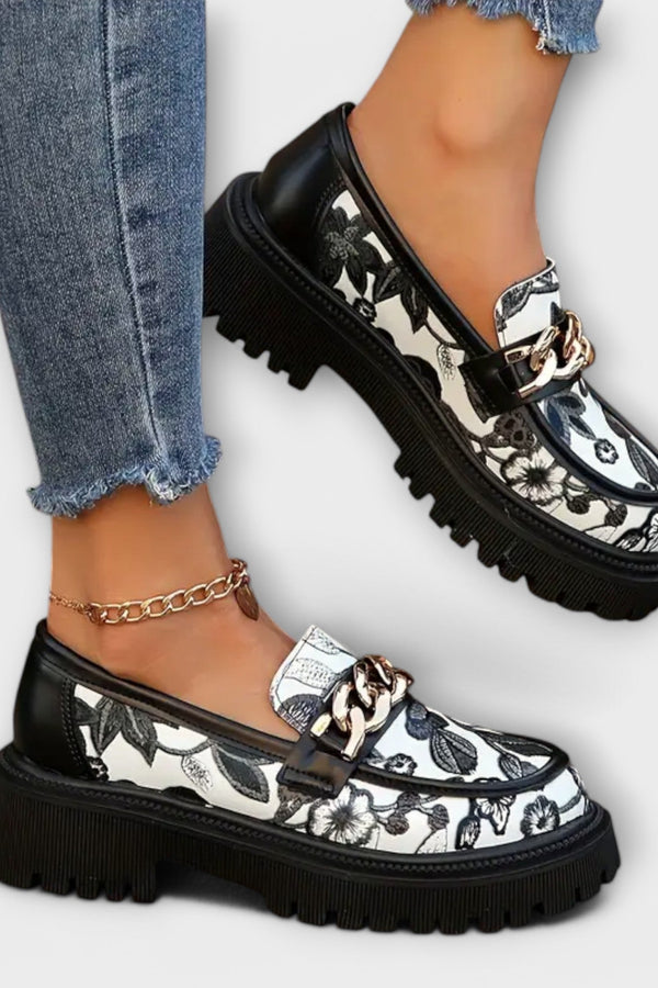 Sandra - Elegante Retro-Mokassins