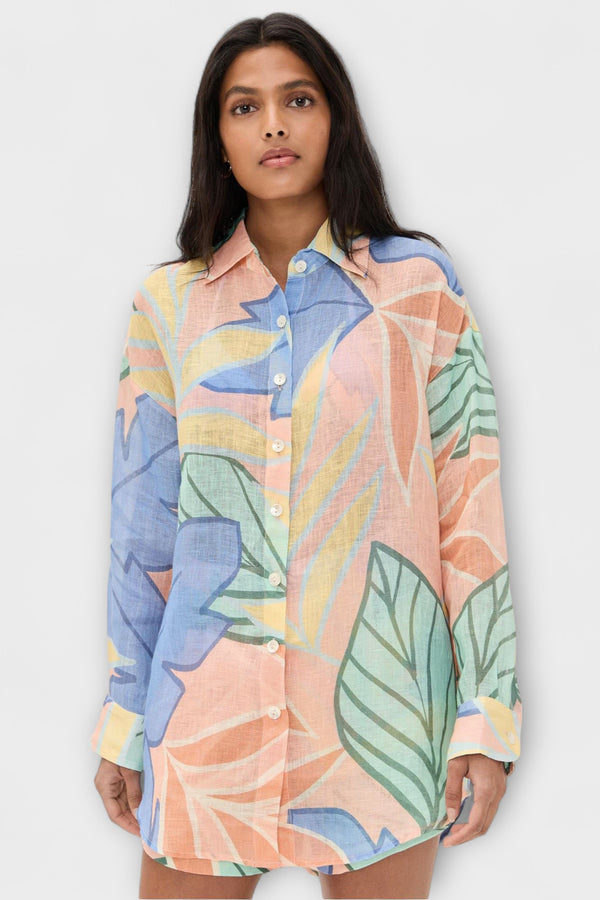 Mary - Tropisches Blattdruck Kurzset von Playa Boyfriend