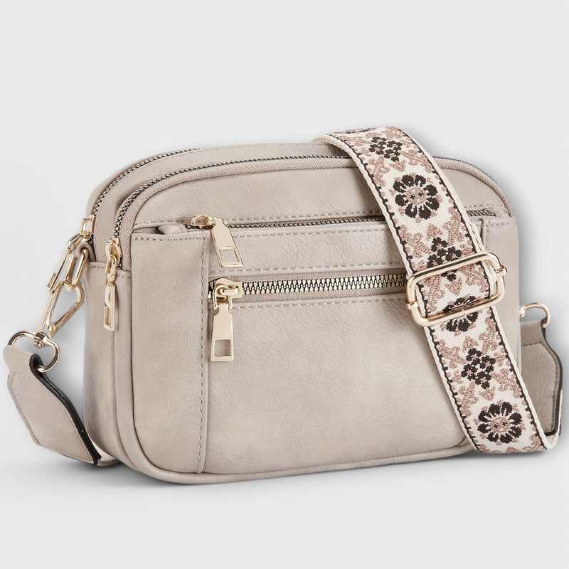Lora. - Crossbody Tasche aus veganem Leder