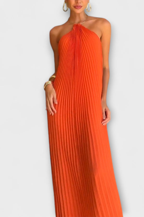 Poppy - Schickes Kleid mit Plissee-Ausschnitt