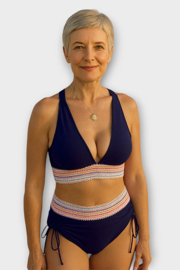 Frances – Hochgeschnittener Bikini mit Bauchformung