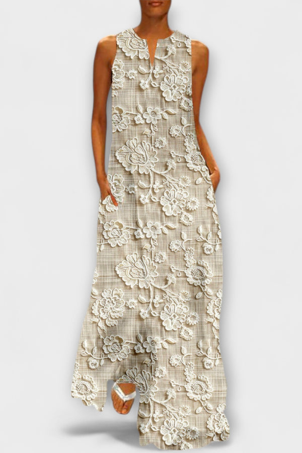 Lily - Kleid mit Spitzenmuster
