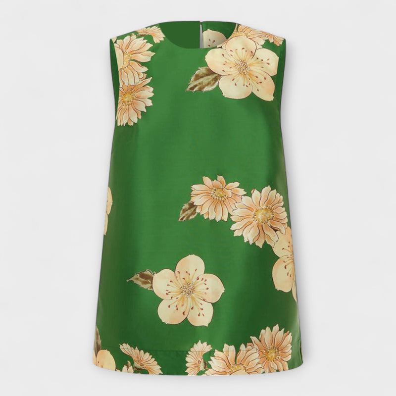 Clea - Sage Ärmelloses Hosenensemble