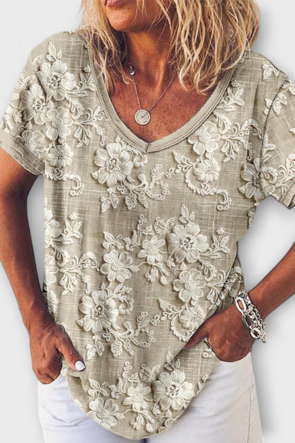 Mia - Bluse mit Blumenmuster