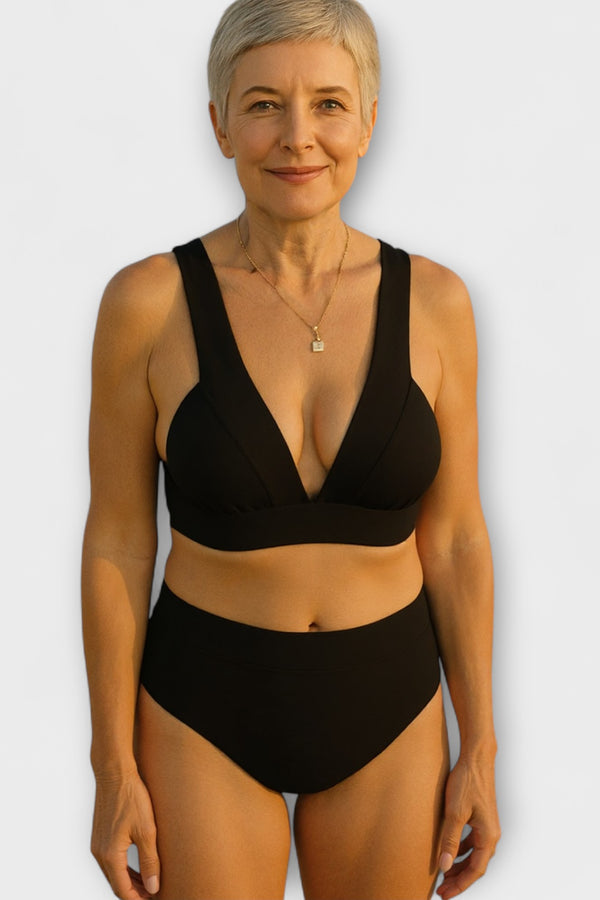 Jane - Klassischer Hochgeschnittener Bikini