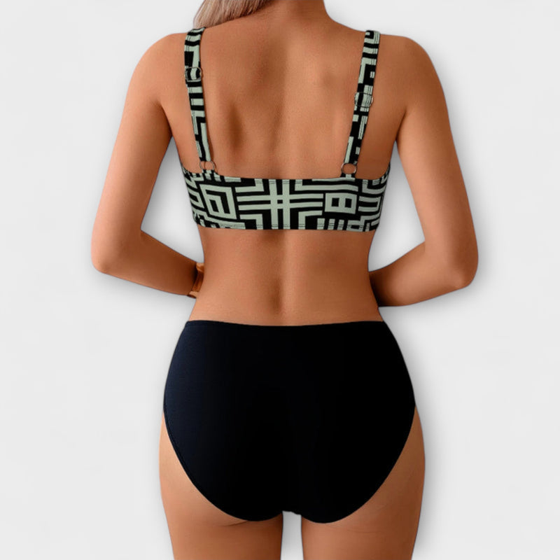 Claire - Trendiger Zweiteiliger Muster-Bikini