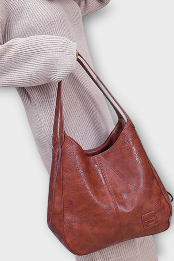 Lora. - Vintage-Ledertasche