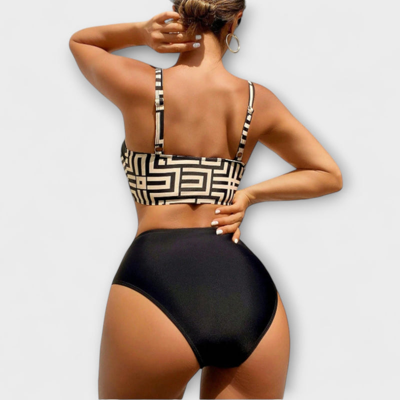 Claire - Trendiger Zweiteiliger Muster-Bikini