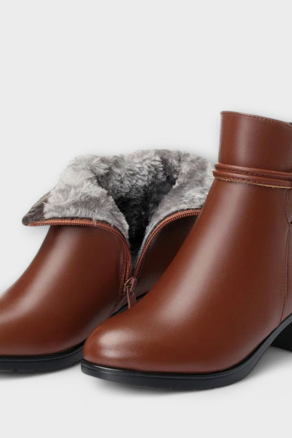 Frederika - Elegante Winterstiefel mit Reißverschluss