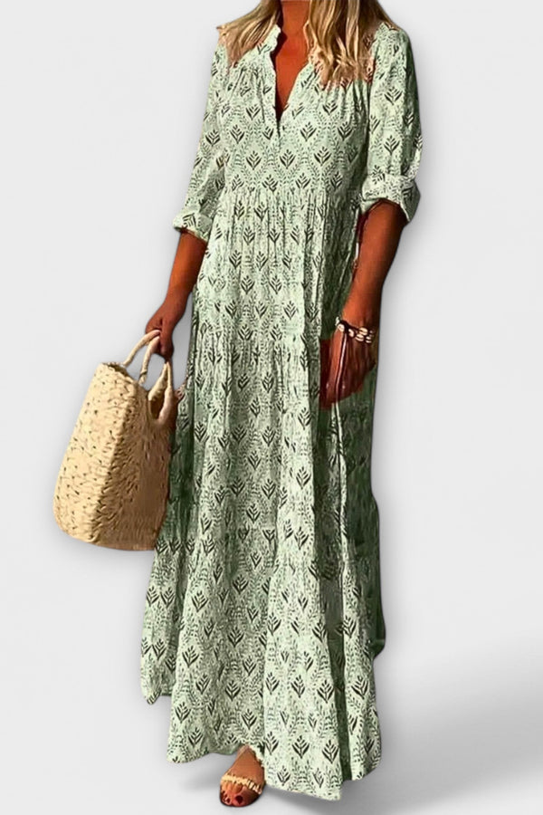 Sera - Stilvolles und Bequemes Frühlings Maxi Kleid