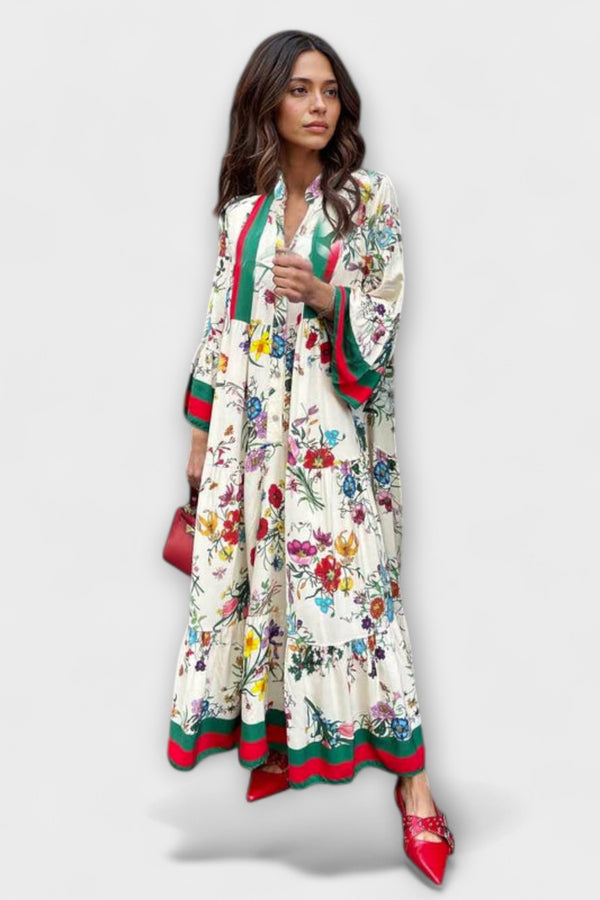 Oriana - Maxikleid mit floralen Druck