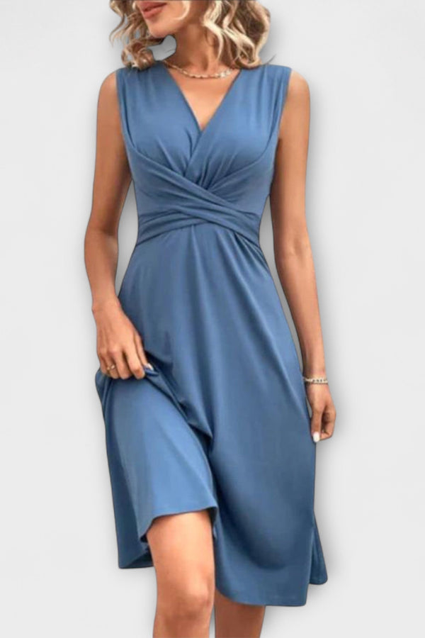 Lina - Sommerkleid Mit Wickelausschnitt