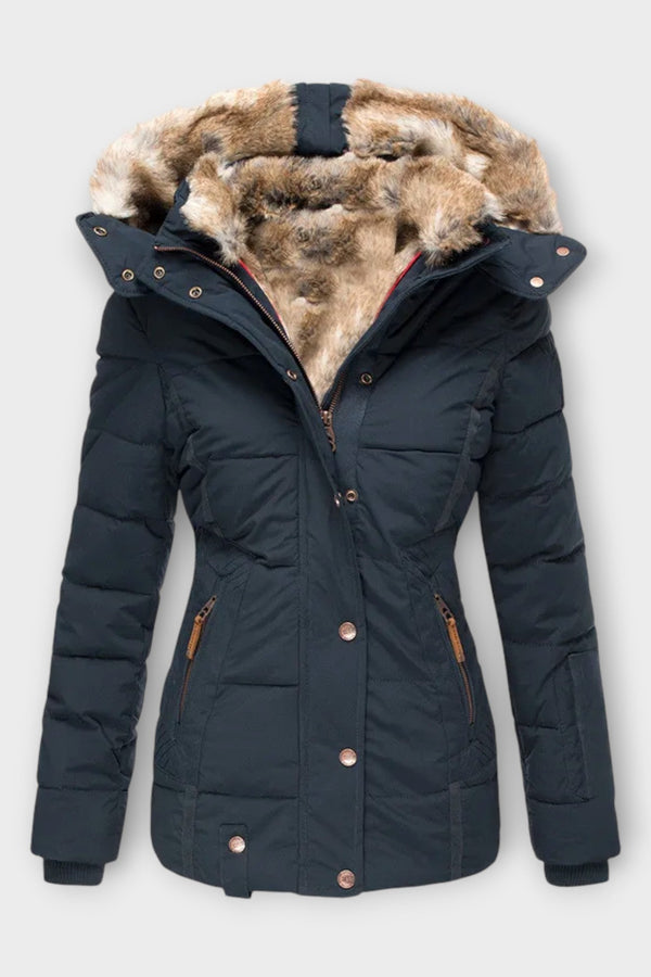 Emine - Kuschelige Fell-Futter Jacke