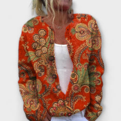 Tara – Strick-Cardigan mit Blumencharme