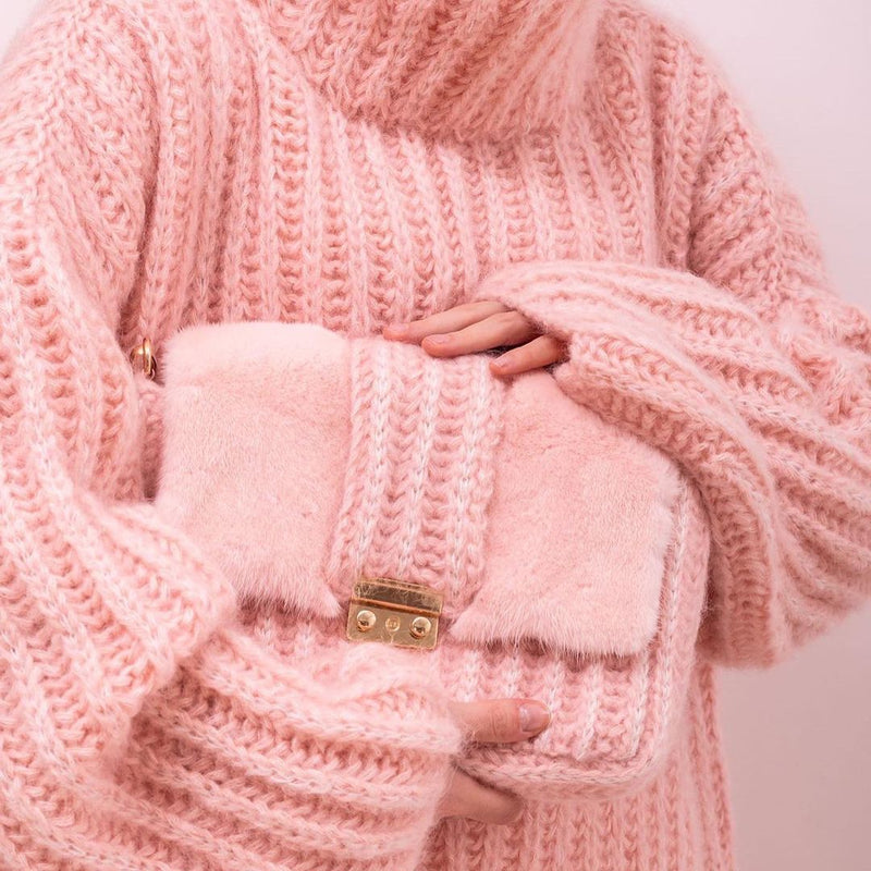Paulina - Weicher langärmeliger Damen-Kapuzenpullover