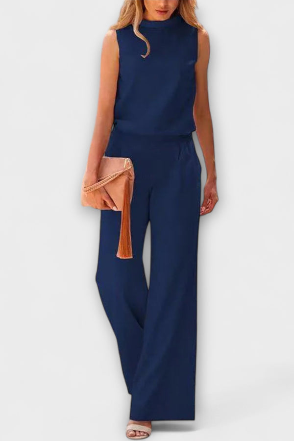 Ariana - Damen Fließende Hosen und Minimalistisches Top