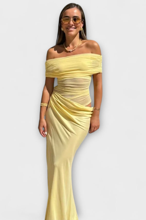 Puss - Rüschendes Unregelmäßiges Kleid